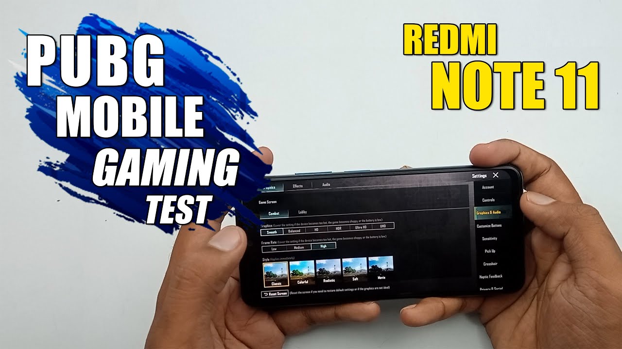 PUBG Mobile Gaming Test - Redmi Note 11
