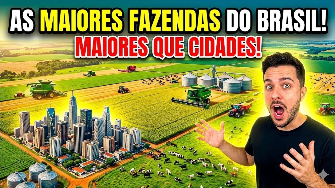 Essas Fazendas no Brasil São Maiores Que Cidades Inteiras