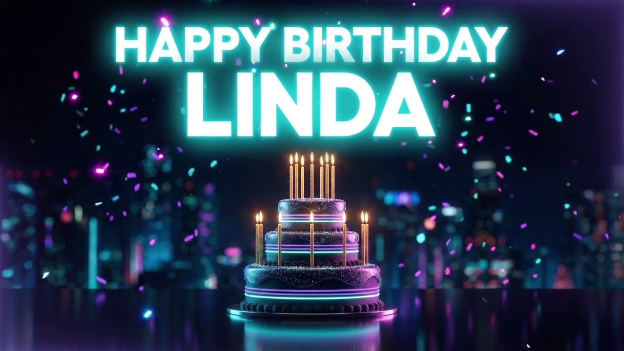 Happy Birthday Linda Song 🎂 Upbeat Party Version! 🎷