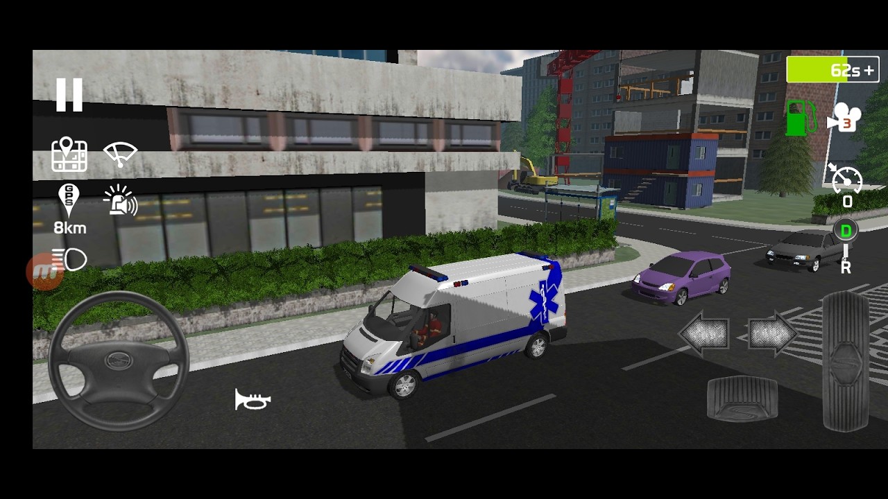 Driving Ford Transit Ambulance (Old Model) in Emergency Ambulance Simulator | Android Gameplay