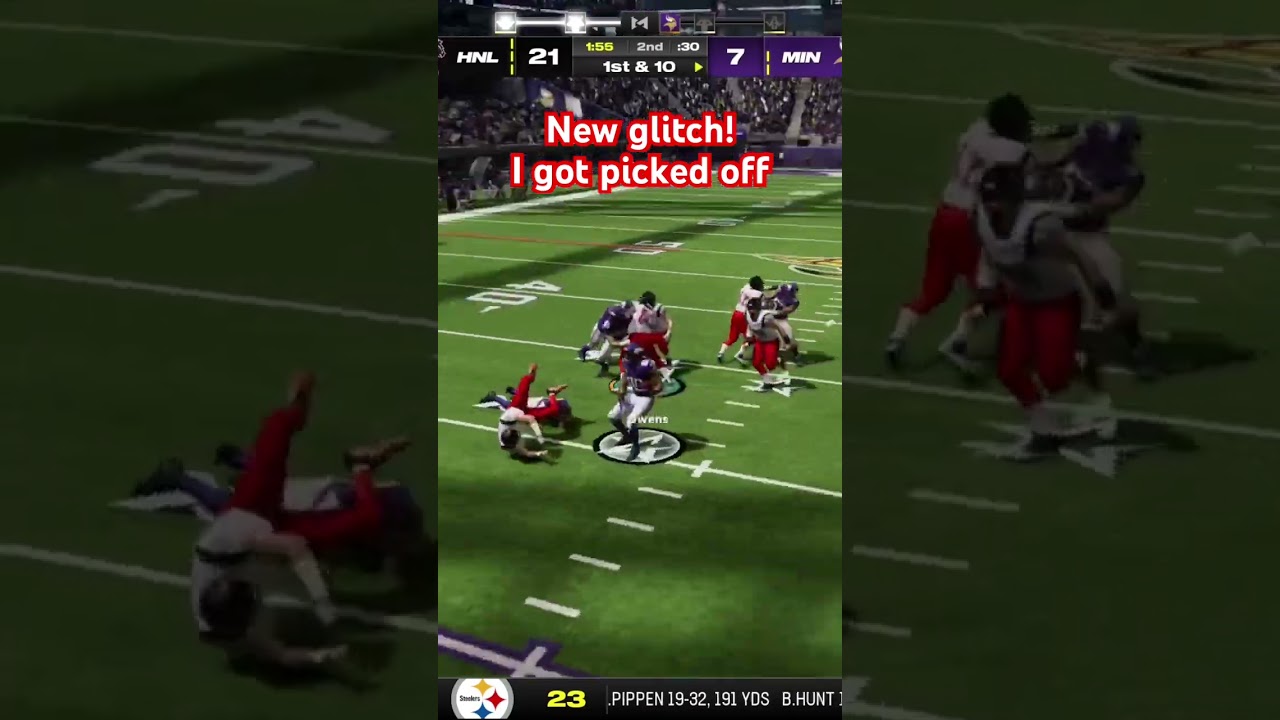 New defense glitch loses me the game! #winton #emotional #madden24 #wade #shorts