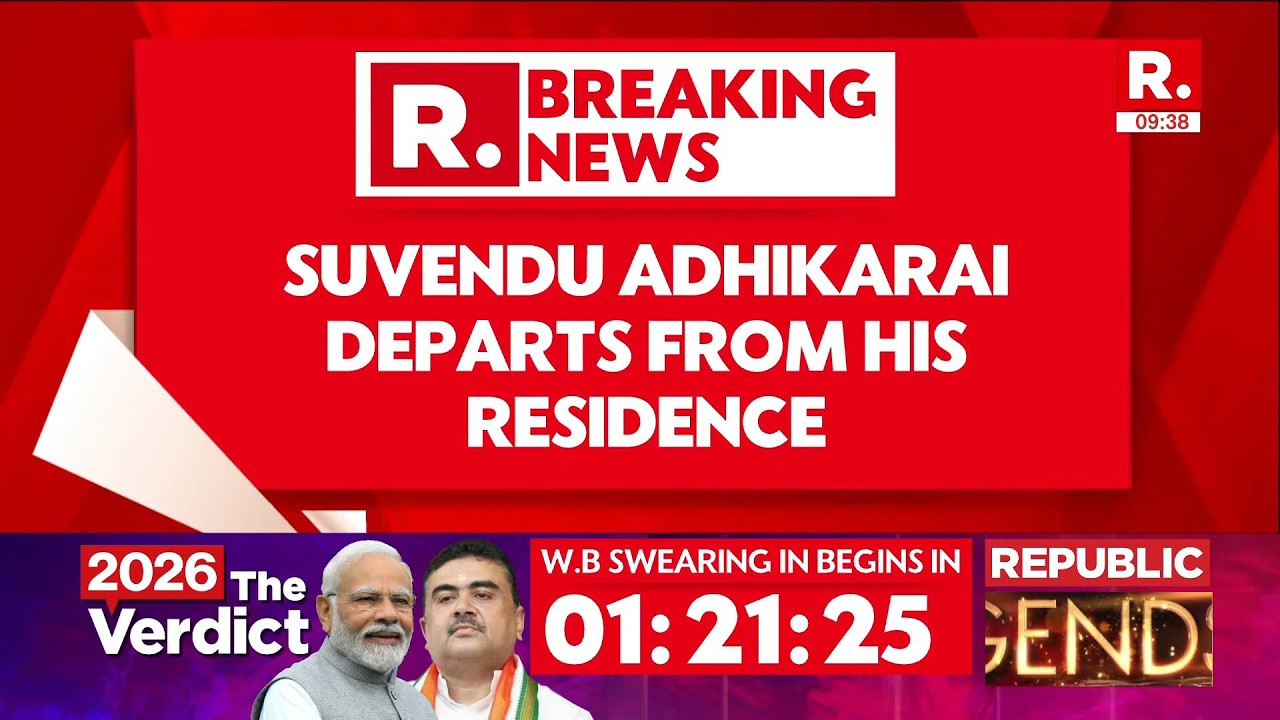 Watch LIVE: BJP&rsquo;s First West Bengal CM Suvendu Adhikari oath Swearing-in Ceremony | CM Yogi | BJP