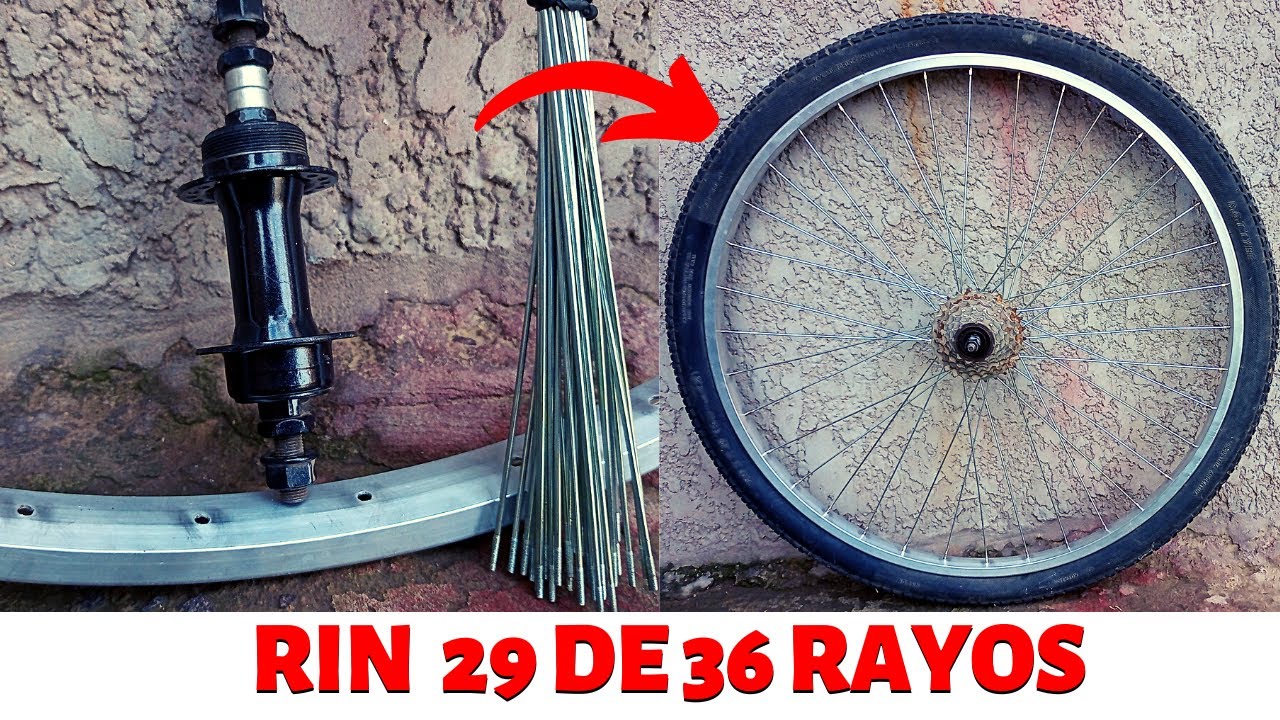 🟢 Cómo ENRAYAR un Rin de 36 Rayos Trasera