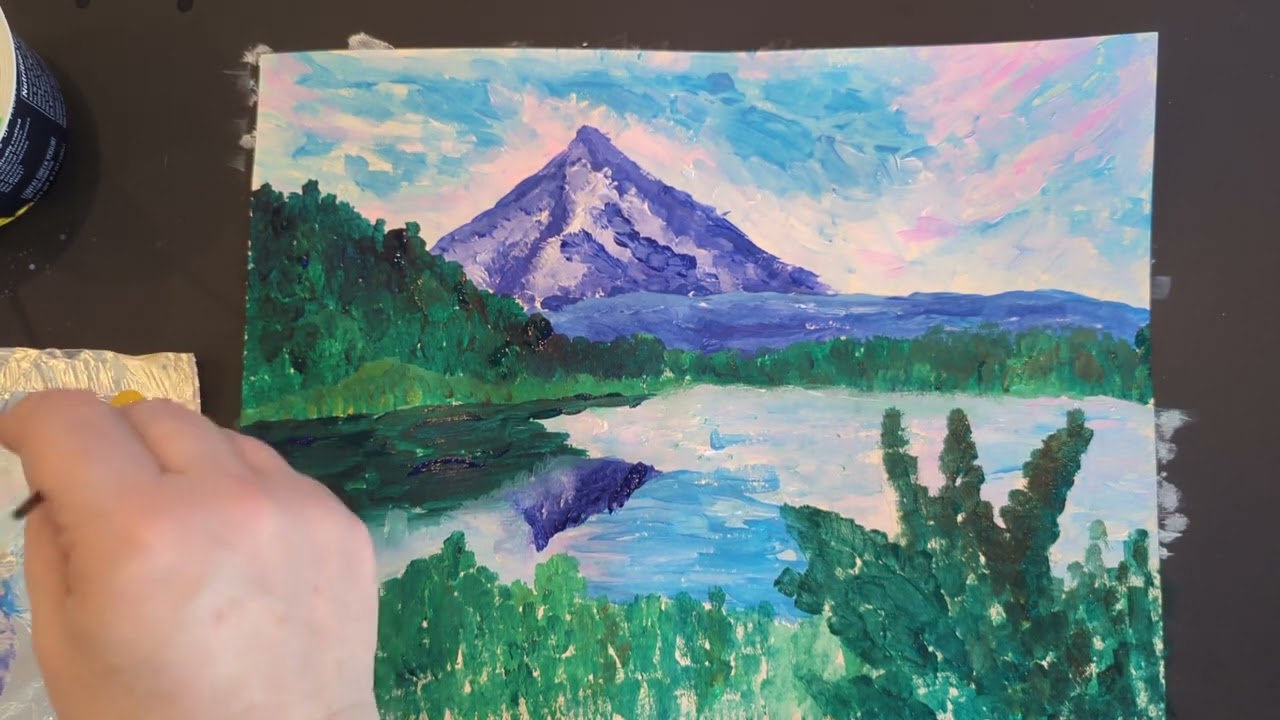 Impressionist Landscape Foreground