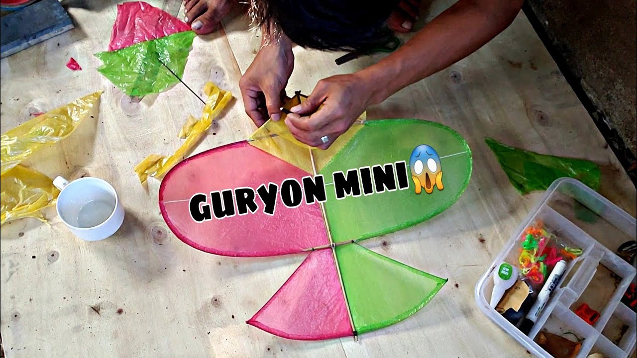 Paano gumawa ng maliit na guryon / mini guryon.