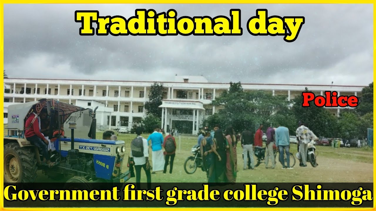 Traditional day in our college | Best college in shivamogga | Government first grade College Shimoga