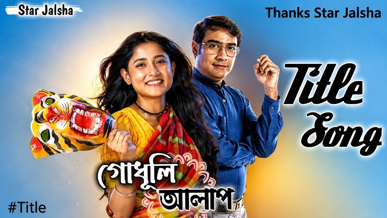 Star Jalsha Serial Godhuli Alap Title Song Lyrics/Ishan Mitra & Ikkshita Mukkerjee/Title
