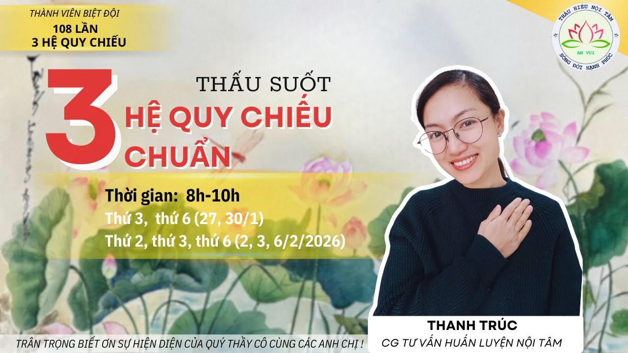 (K01) Buổi 2-  3 HỆ QUY CHIẾU CHUẨN (Cấu Trúc Con Người- Chân Thật & Tánh Không)