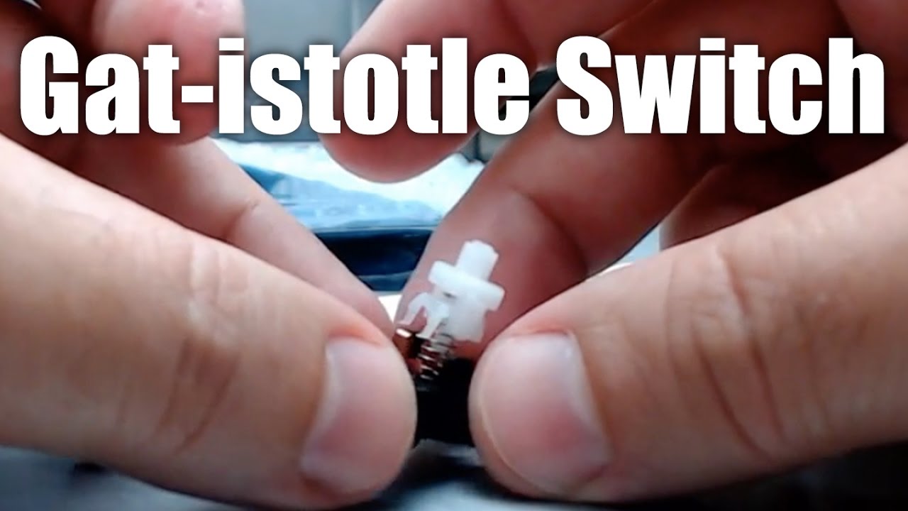 Gatistotle Mechanical Keyboard Switches = Gateron Housing + Gateron Blue springs + Aristotle Stems