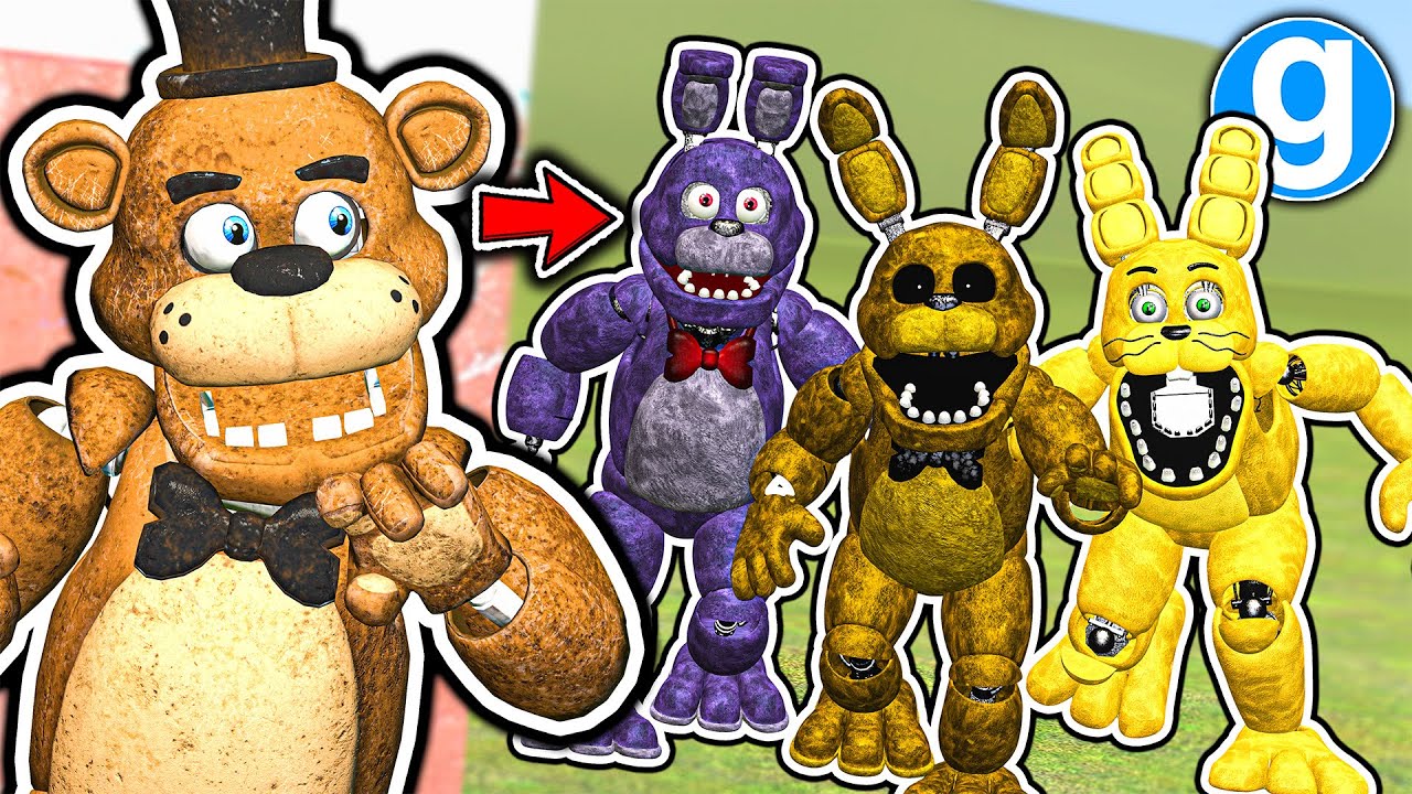 Which FNAF Bonnie Nextbot is the STRONGEST in Garry's Mod?