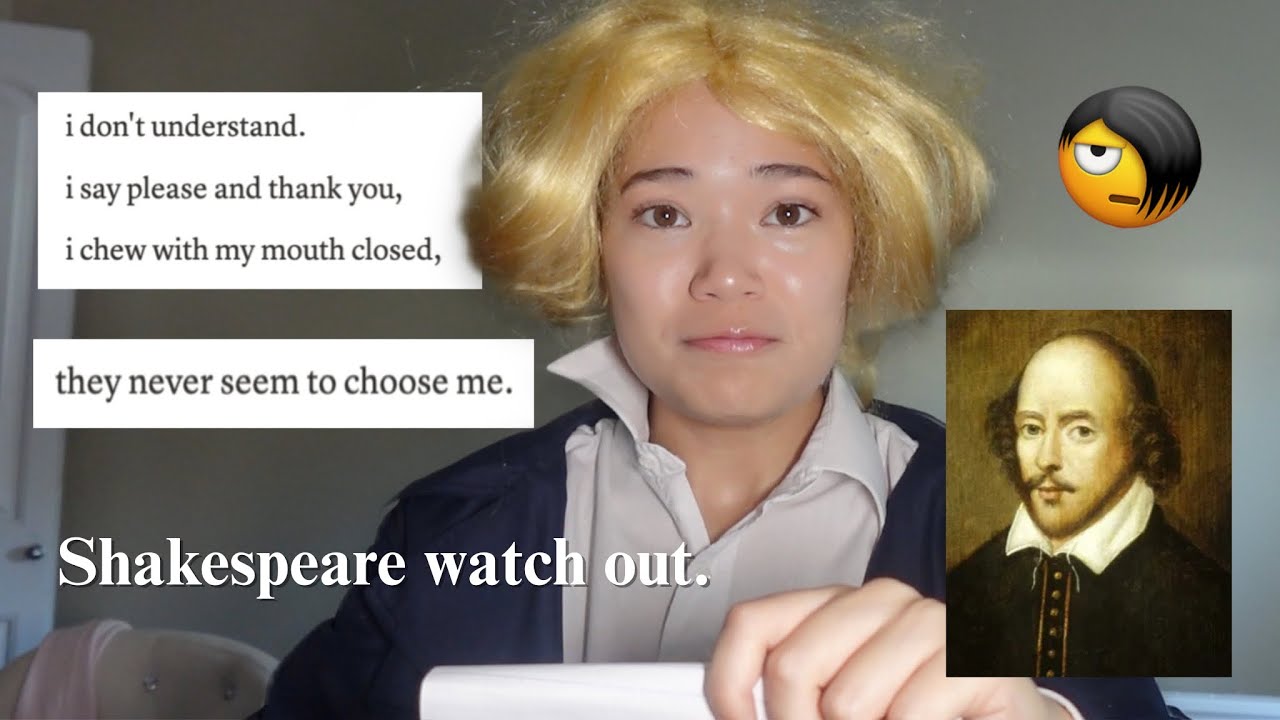 Reading My Emo POEMS from middle school... 🥀