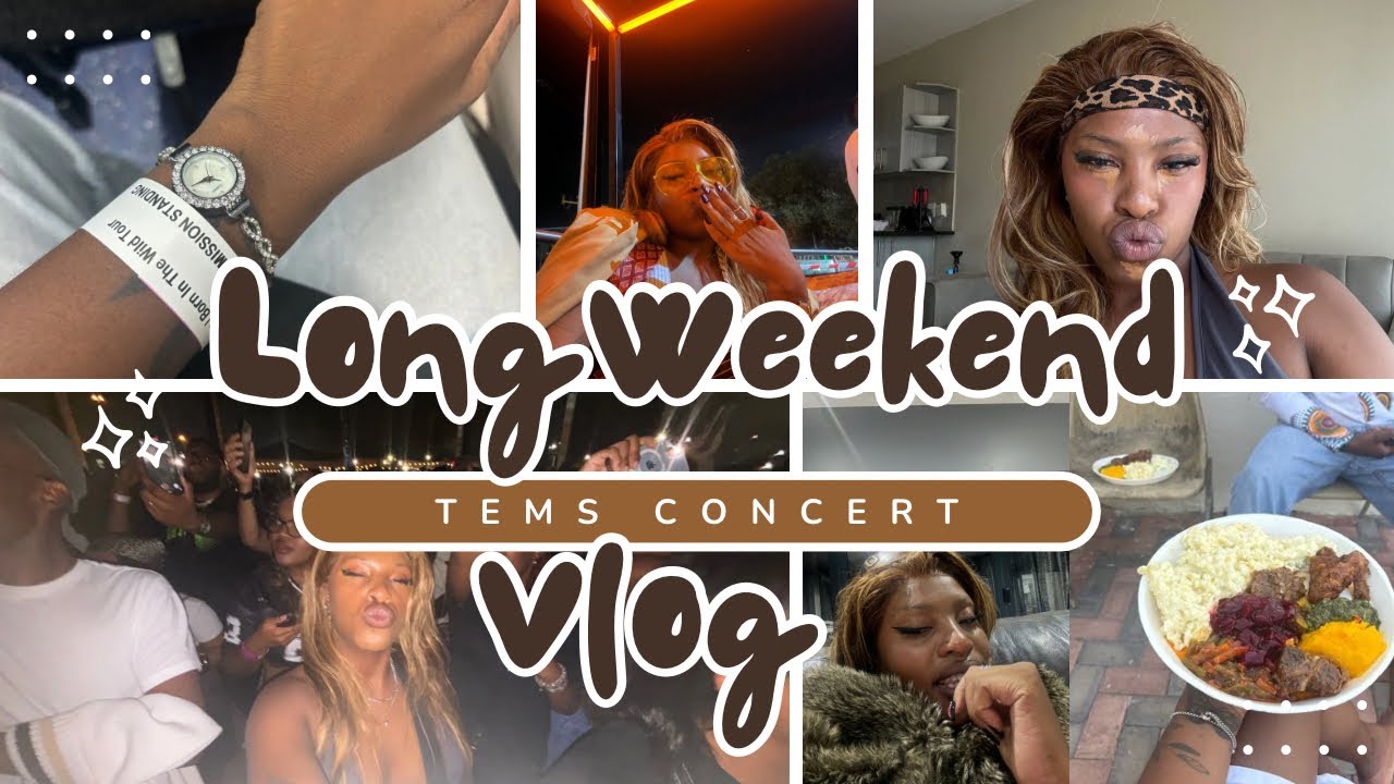 Long Weekend Vlog | Tems Concert | Tattoo Session