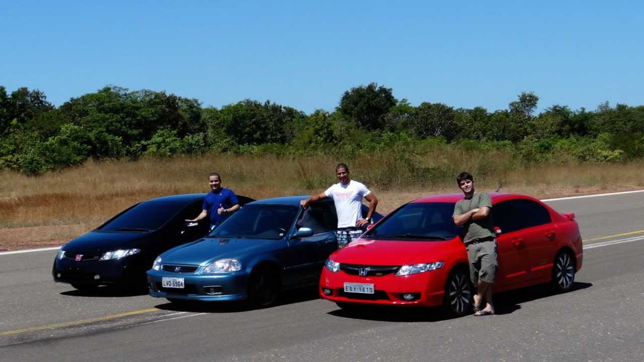 Civic Si K24 Aspirado Vs Civic Si Stage 4 em comparativo.