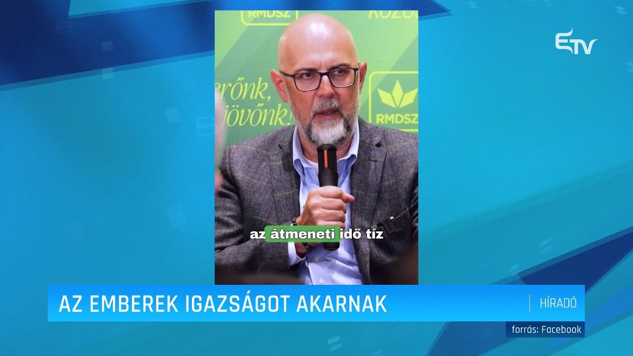 Az emberek igazságot akarnak – Erdély TV