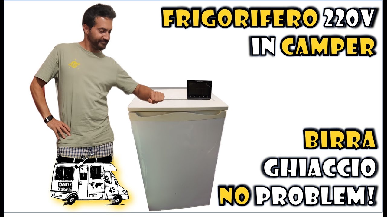 FRIGORIFERO Compressore Economico in CAMPER come a CASA - Ho installato il 220 volt