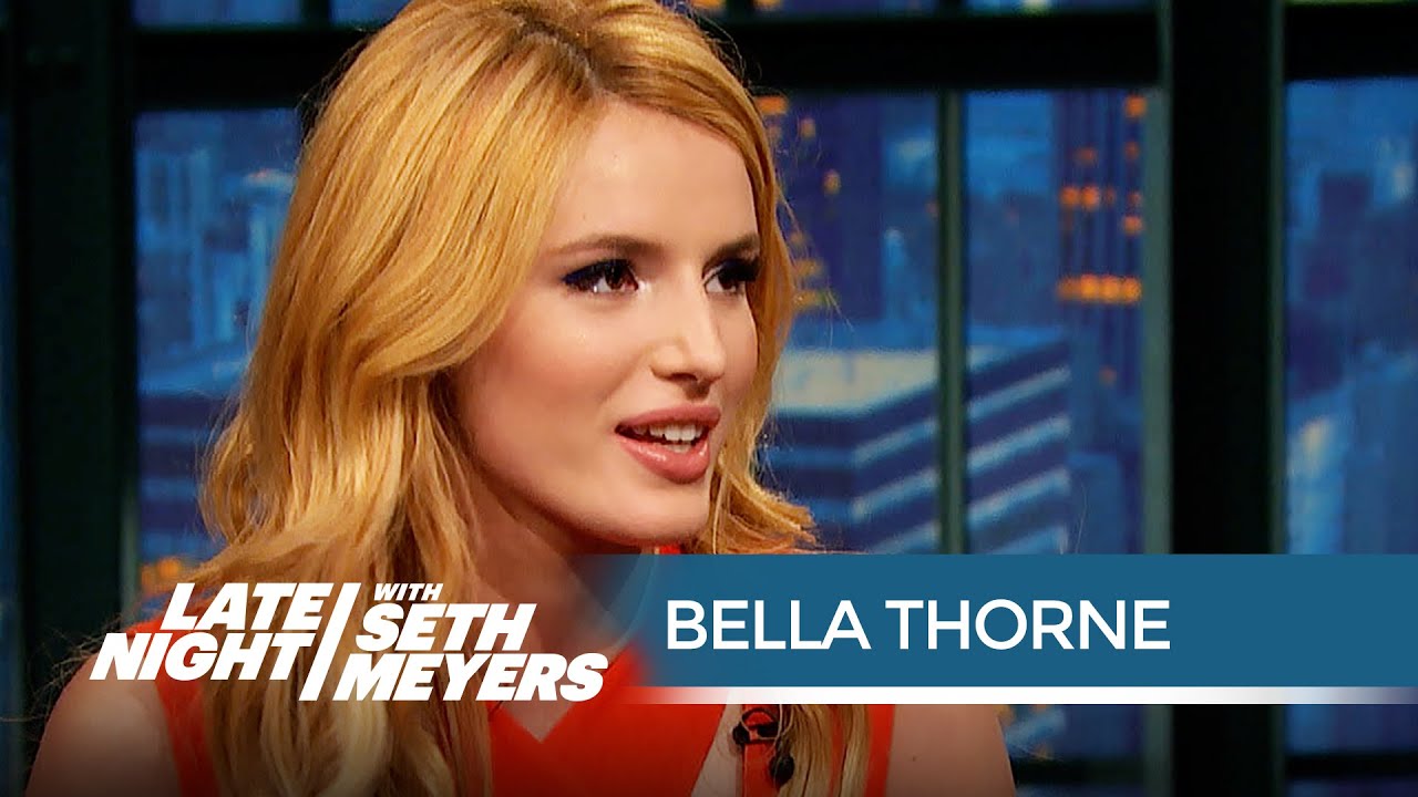 Scream Star Bella Thorne Wasn't Born When the First Scream Came Out - Late Night with Seth Meyers