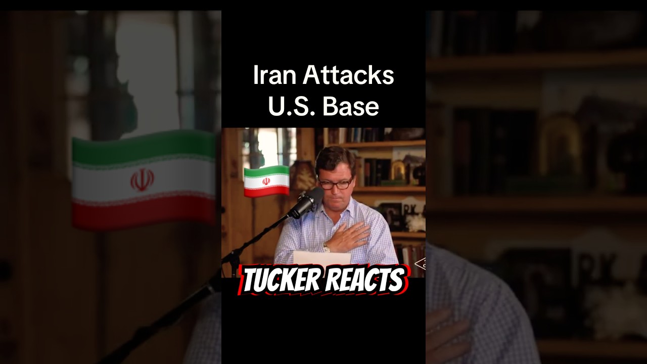 Tucker Carlson Reacts to Iran Attack on U.S. Base in Qatar #tuckercarlson #iran #israel #trump #maga