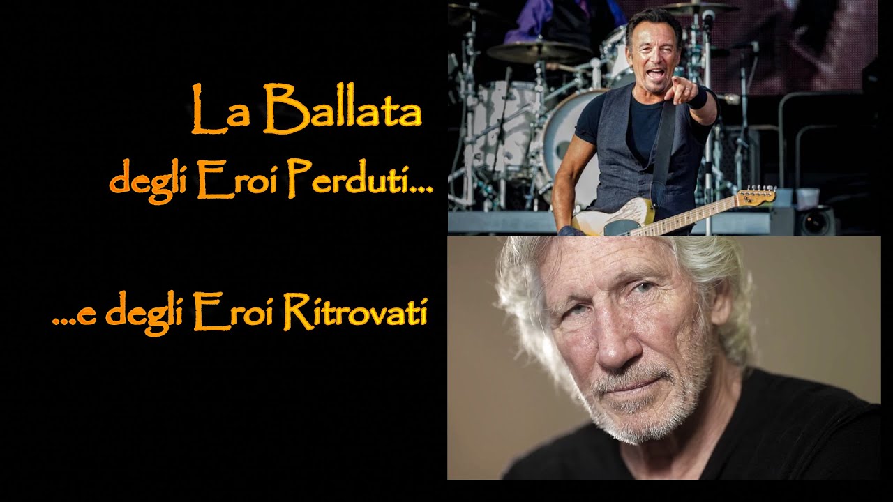 #brucespringsteen   e  #rogerwaters : due modi differenti di intendere le cose e di agire