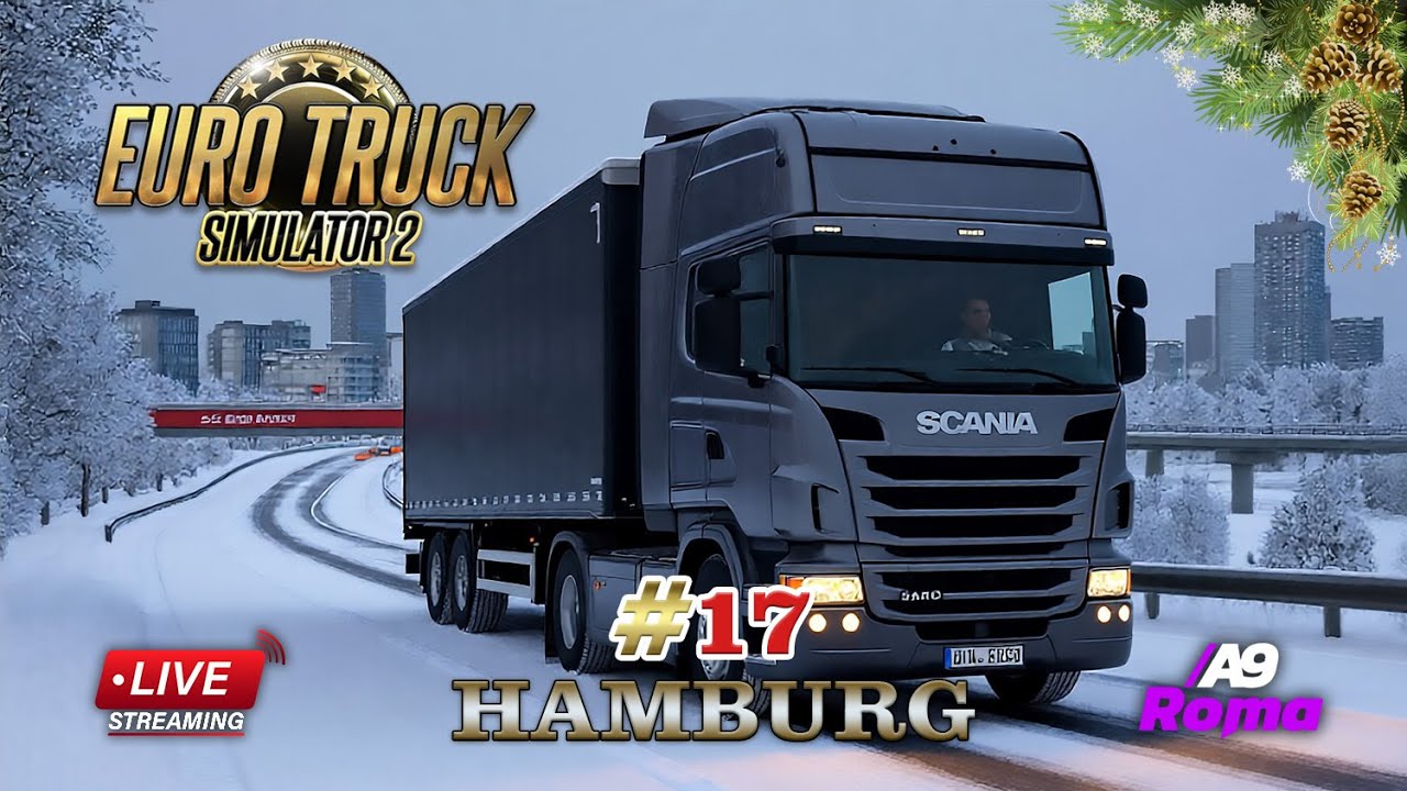 Гамбург - Брюссель - Euro Truck Simulator 2 🚚 Дальнобойщики Truckers MP #eurotrucksimulator2