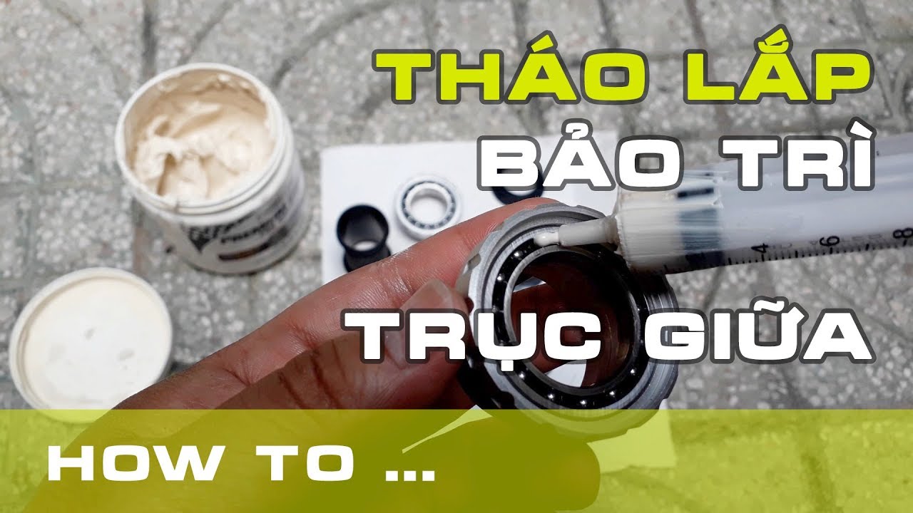 Bảo trì trục giữa xe đạp | Shimano Hollowtech II - BB70