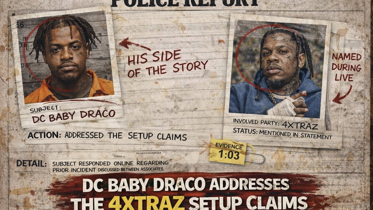 DC BABY DRACO BREAKS ON WHY HE SETUP 4XTRAZ AND DISSED THE NAYBORHOOD CRIPS 