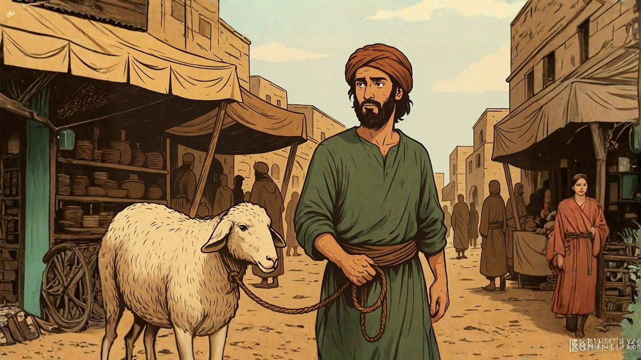 #قصة الشاب الفقير الذي دخل السوق ليبيع نعجته فوجد كنزًا لا يُقدّر بثمن | قصة ستغير حياتك