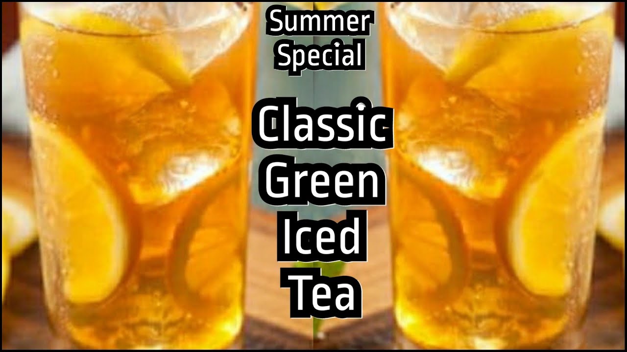 Iced Green Tea recipe - Healthy Summer Drink #shorts @magictouchrecipes9972