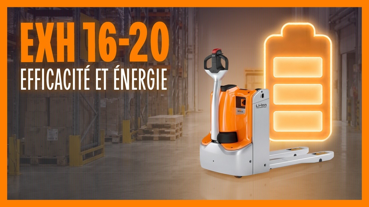 Transpalette &eacute;lectrique STILL EXH 14-20 Plus - Efficacit&eacute; et &eacute;nergie