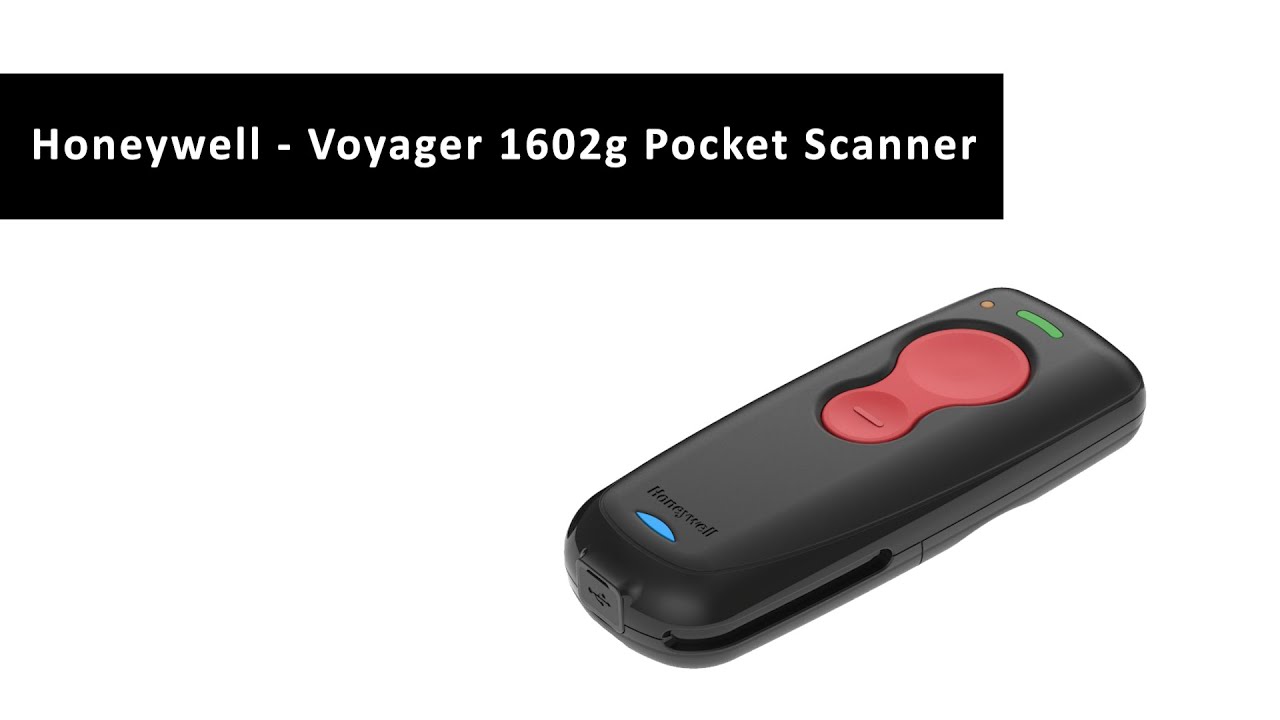 Honeywell Voyager 1602g - Wireless Pocket Scanner - 1D, 2D, QR CODE