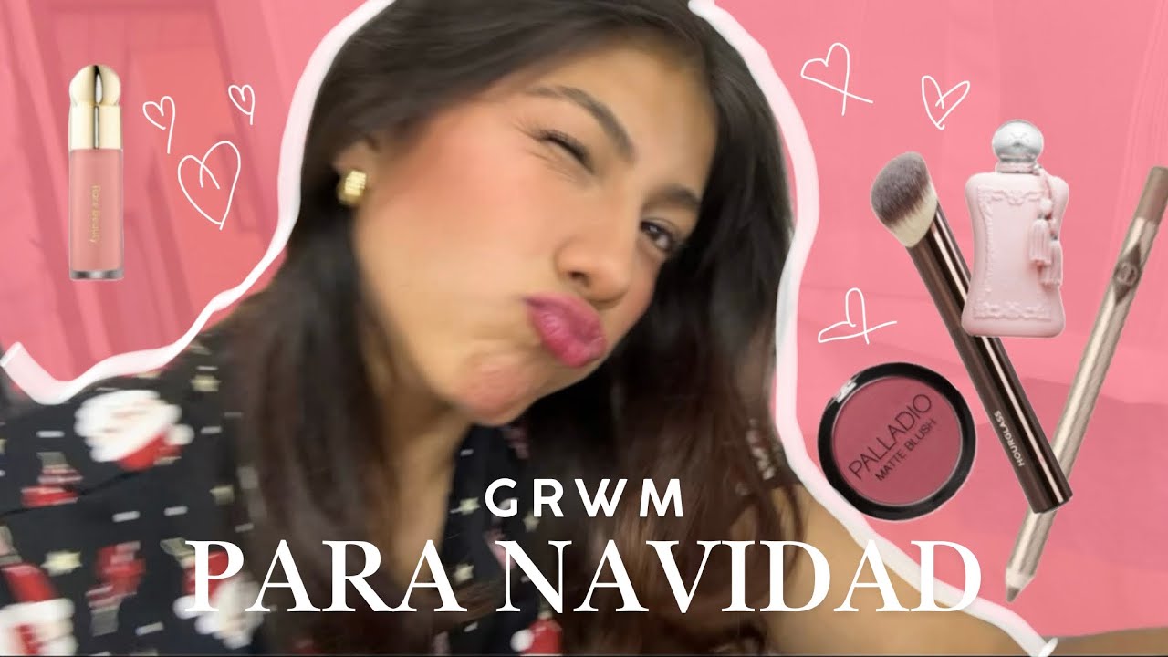 Arréglate conmigo para la cena navideña 🤩💗🎄/GRWM￼