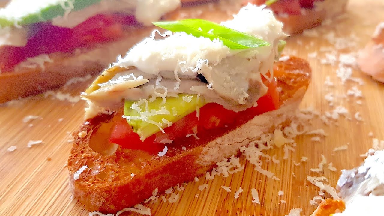 WEEKEND BRUNCH IDEAS : SMOKED MACKEREL BRUSCHETTA - EASY (NO COOKING REQUIRED) || PART 1