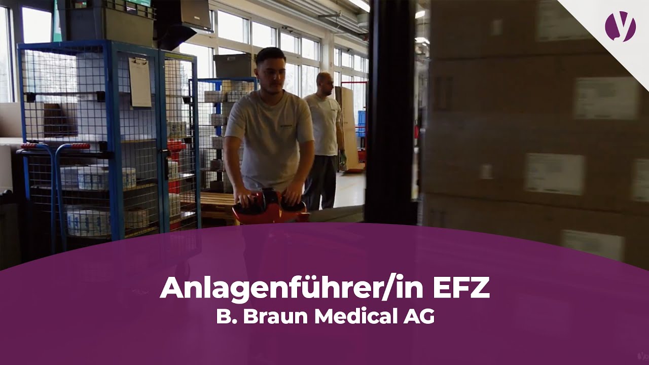 Lehrstelle als Anlagenführer/in EFZ bei der B. Braun Medical AG