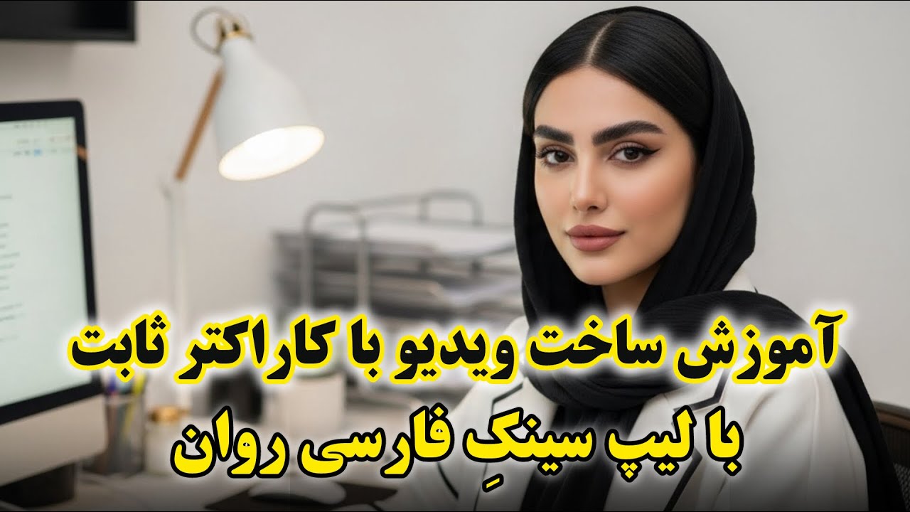 آموزش کامل ساخت ویدیو و کاراکتر ثابت با لیپ سینکه فارسی و روان