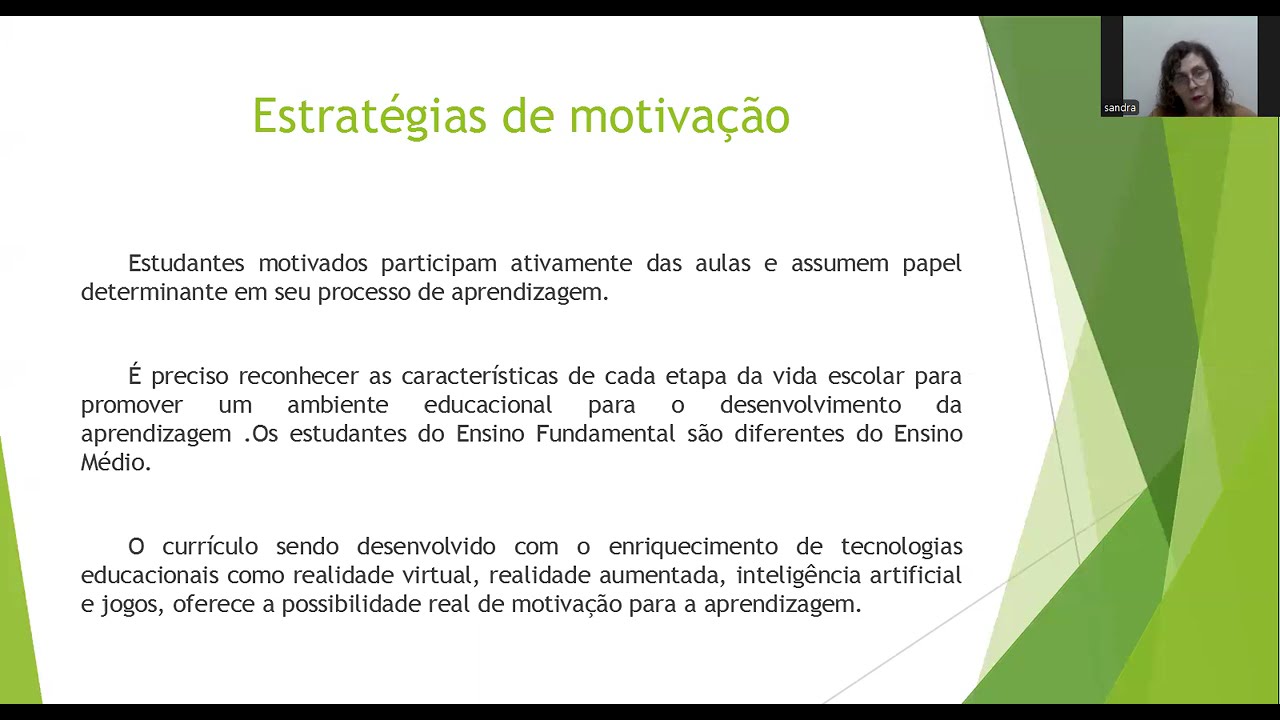 Motivação na comunidade educacional - Sandra Grimming Barbosa