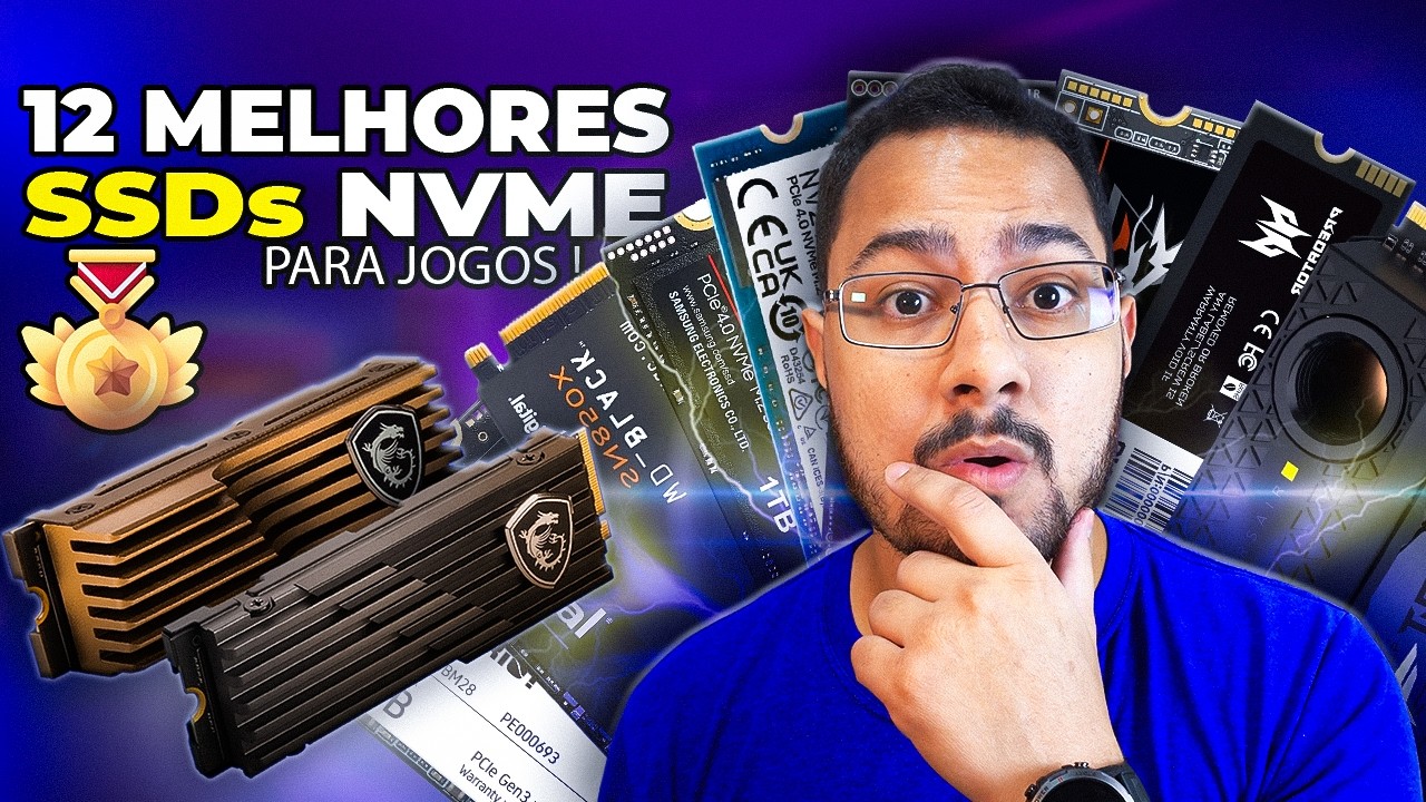 🥇12 Melhores SSDs M.2 NVMe (PCIe) de 2025 !