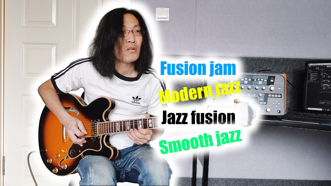 Are you happy today？Fusion guitar jam modern jazz fusion guitar solo-haiyang