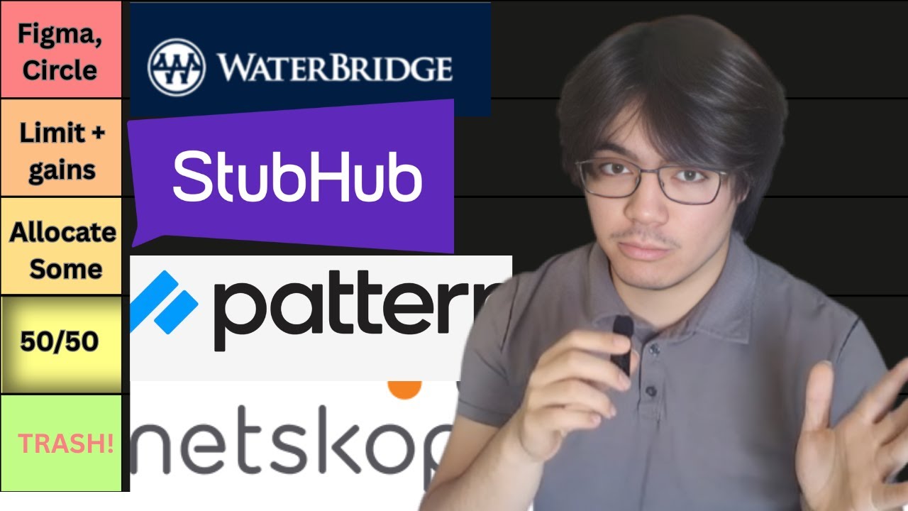 IPO Rankings: Stubhub, Pattern, Waterbridge, Netskope