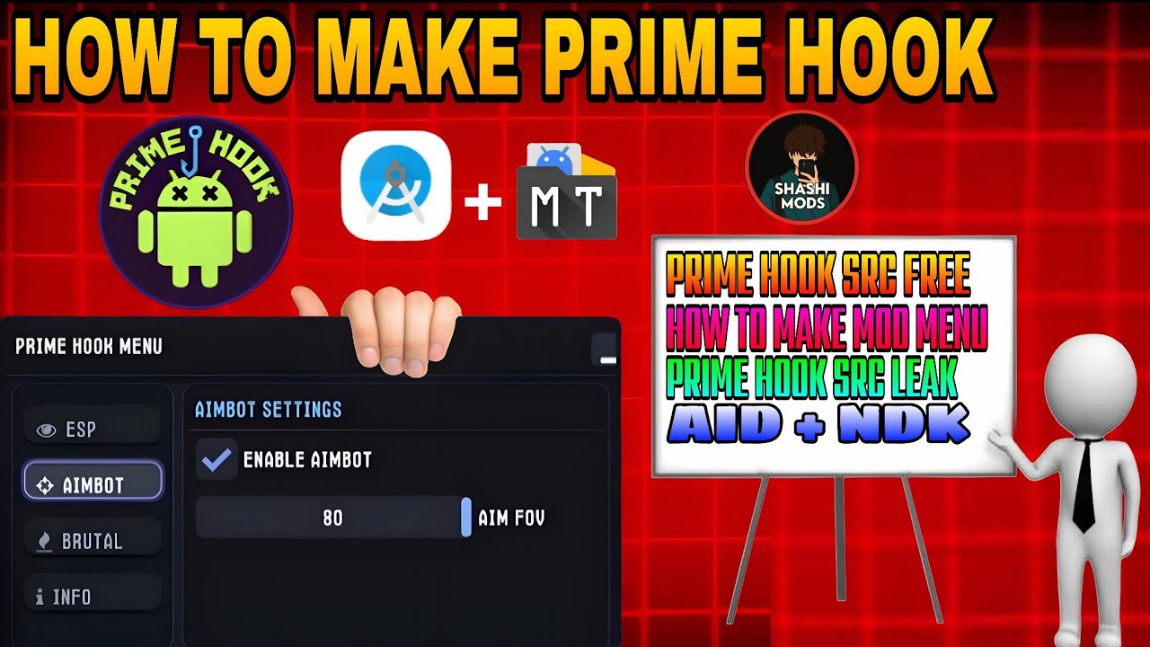HOW TO MAKE PRIME HOOK MOD MENU | PRIME HOOK SRC LEAK IN FREE HOW TO MAKE | FREEFIRE MOD MENU