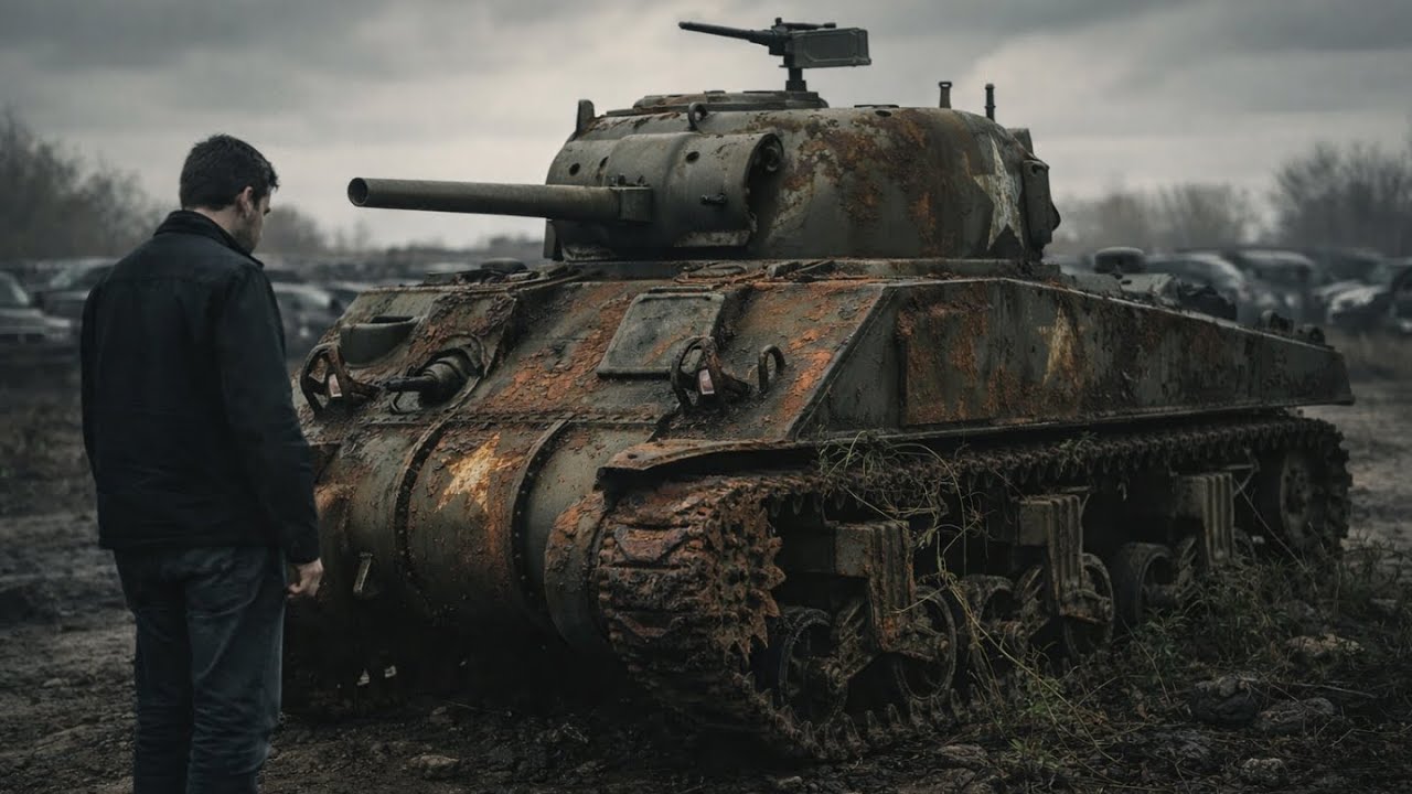 ASMR Tank Restoration | WWII M4 Sherman Full Rebuild From Rust to Battle-Ready Classic