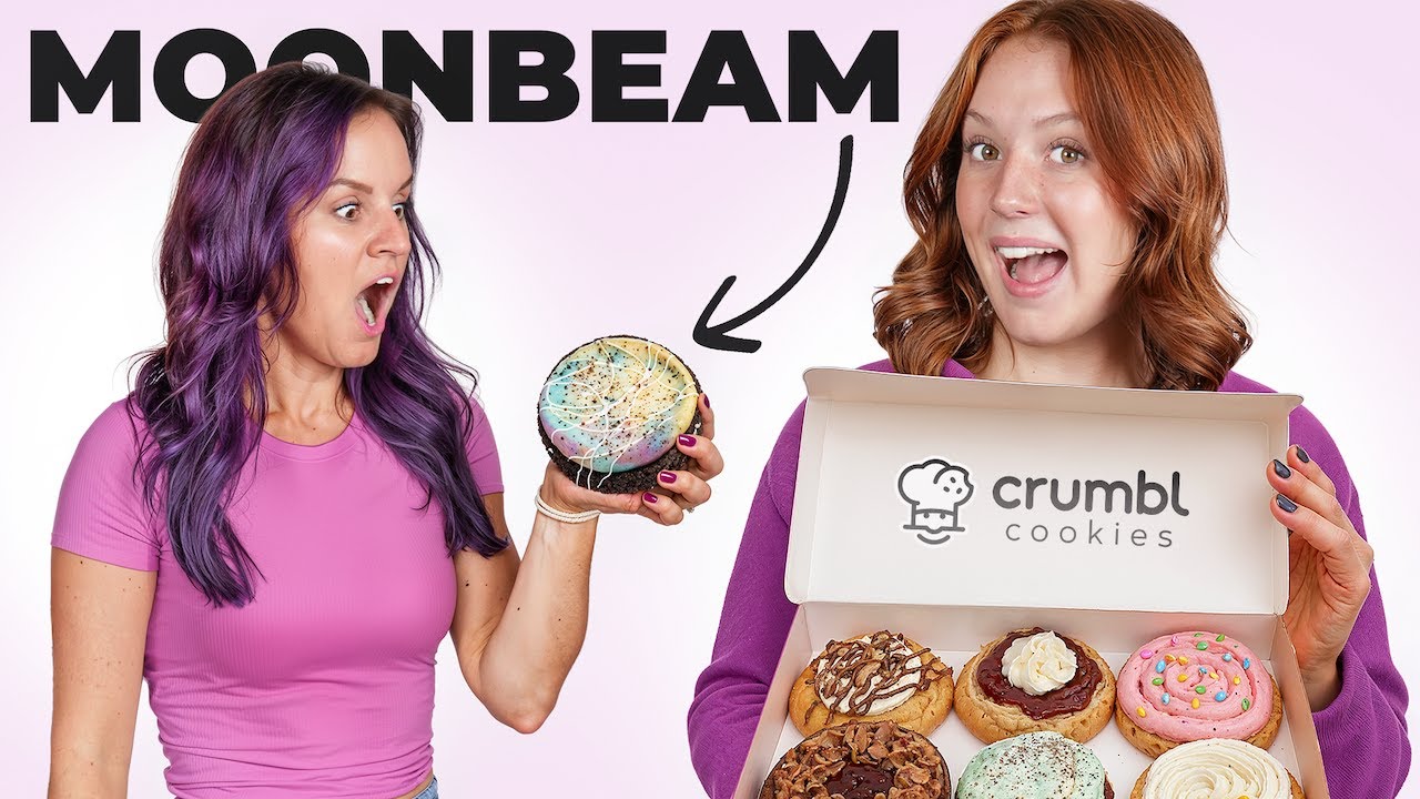 We Tried the MOONBEAM Crumbl Cookie!