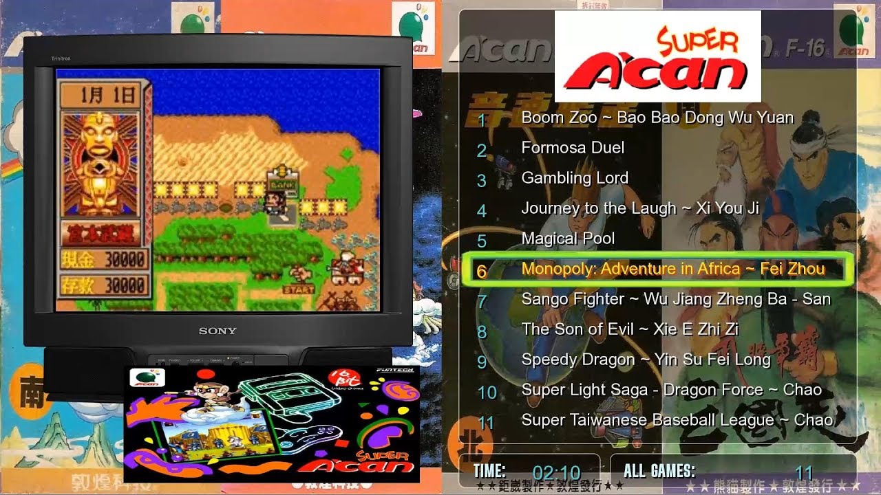 ATTRACT MODE FE FUNTECH ENTERTAINMENT SUPER ACAN A'CAN THANKS TO VASILIS