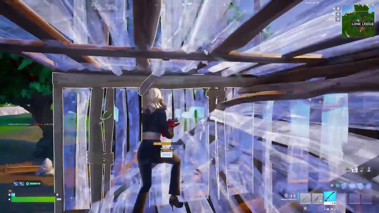 Playing Fortnite