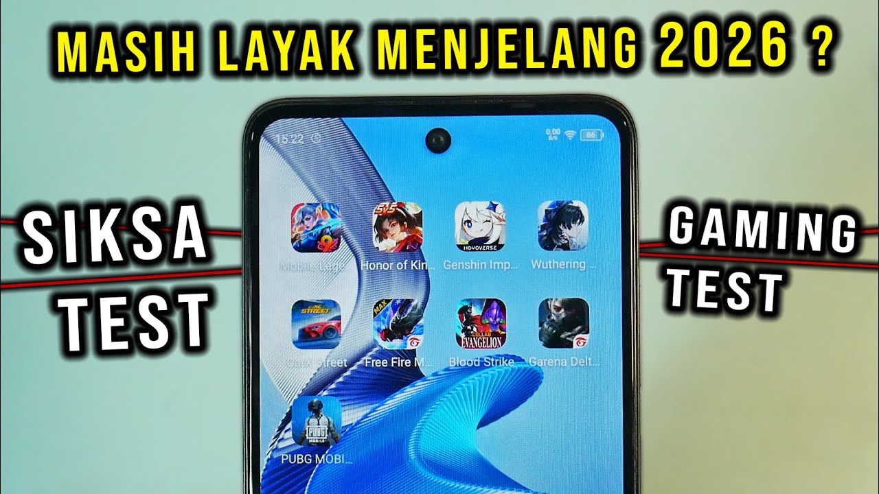 ITEL RS4 Test Gaming Menjelang Tahun 2026 Masih Layak ? HP Gaming 1 Jutaan Bypass Charge No Gimmick!