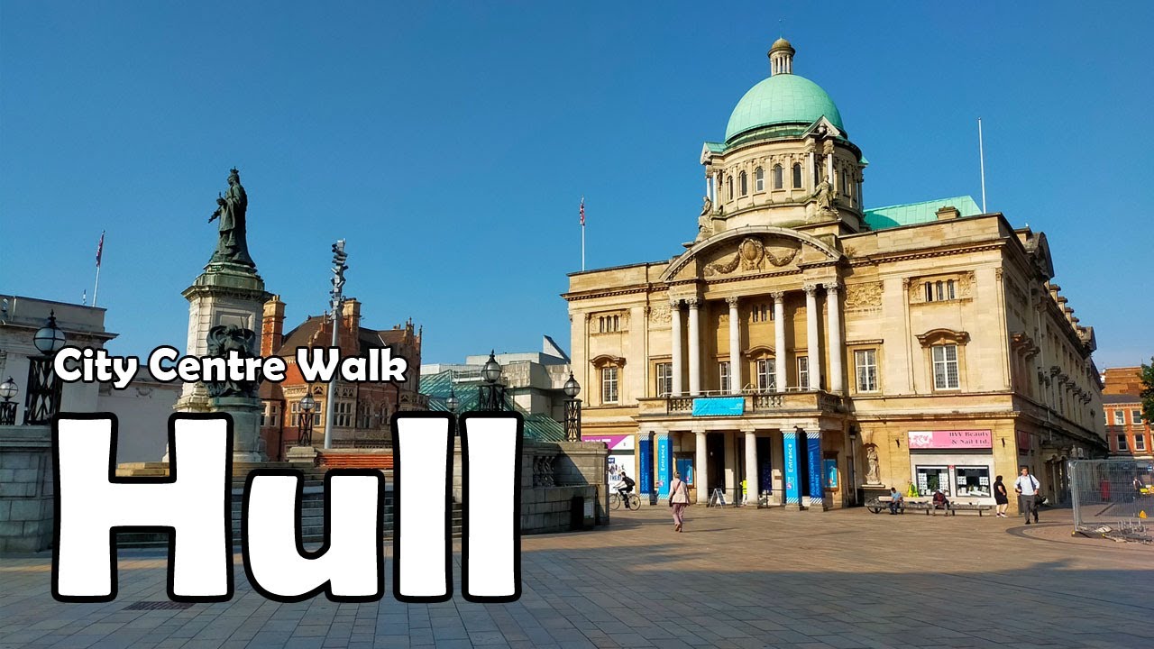 Hull City Centre Walk【4K】| Let's Walk 2021
