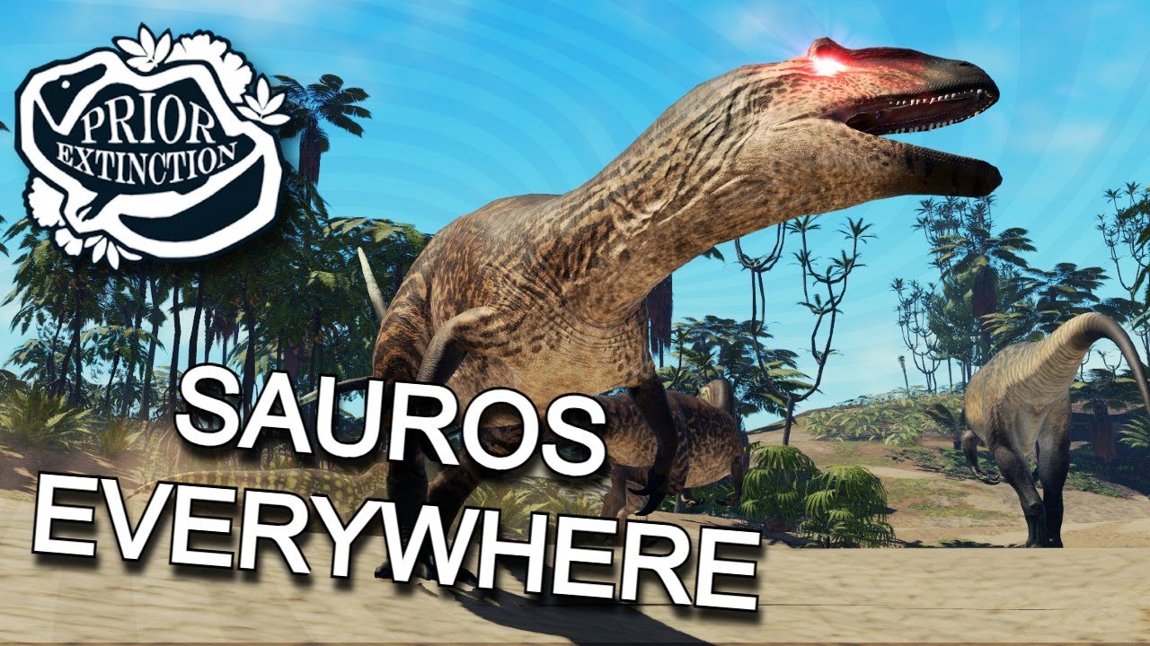 Allosaurus On The Run | Prior Extinction