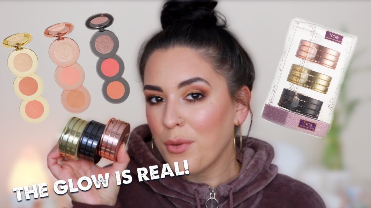 OMG! TARTE 9 WAYS TO SHINE CHEEK WARDROBE | HOLIDAY 2019