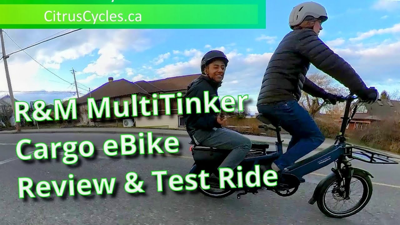 R&M MultiTinker Compact Cargo eBike Review & Ride Test (Gates Belt, Enviolo, Bosch CX,  German Made)