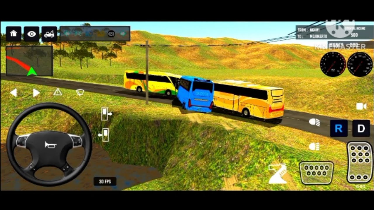 Indonesia Coach bus driving | Euro bus simulator 2026 Android gameplay.part _7 