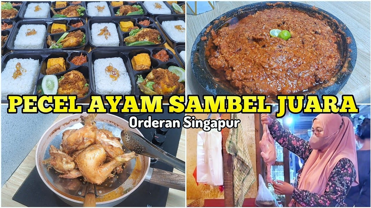 PECEL AYAM RESEP KOMPLIT SAMBEL JUARA #idejualan #pecelayam #sambel #jualanonline #niahermanto #umkm