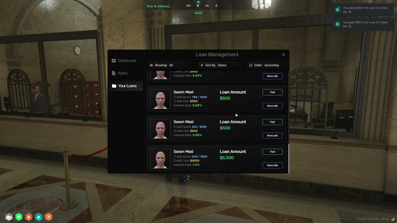 Loans Script - FiveM | GTA5 | QB | ESX | QBX